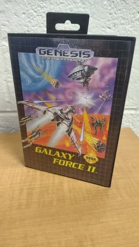 Galaxy Force II (Sega Genesis, 1992) Authentic CIB Complete Clean Tested