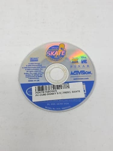 Disneys Extreme Skate Adventure Nintendo GameCube Disc Only Loose Disc Tested