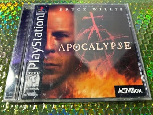 Apocalypse (Sony PlayStation 1, 1998) complete Tested