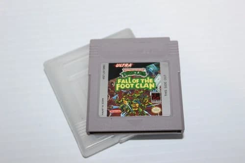 Teenage Mutant Ninja Turtles Fall of the Foot Clan TMNT Nintendo Gameboy Tested