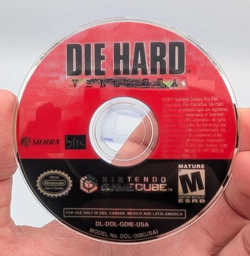 Die Hard: Vendetta (Nintendo GameCube, 2002) - Game Disc Only - Tested