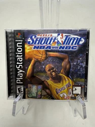 NBA Showtime NBA on NBC Playstation 1 PS1 Complete w/Reg Card; Tested & Works