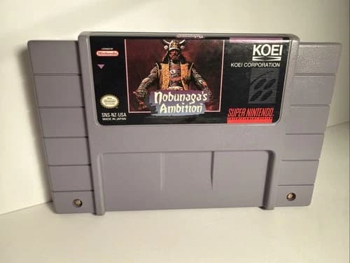 Nobunaga's Ambition SNES Super Nintendo Game Authentic