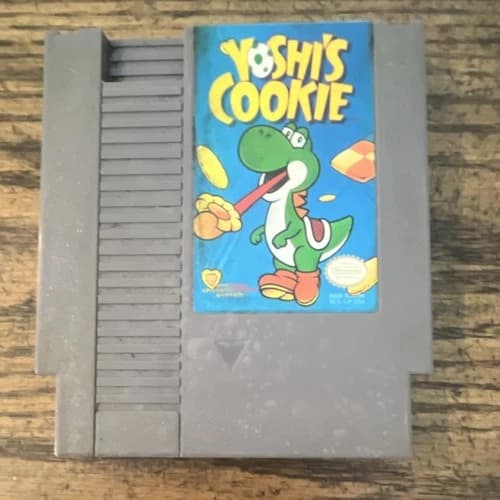 Nintendo Yoshi's Cookie Nintendo NES Game Cartridge NTSC-U/C US/Canada
