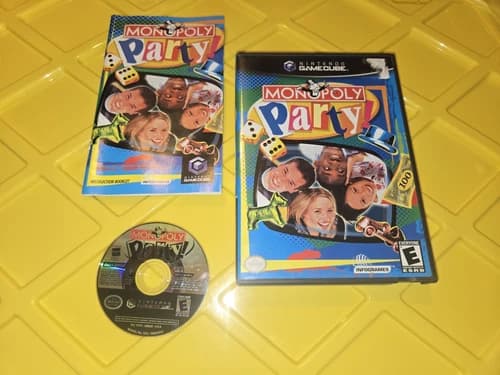 Monopoly Party For Nintendo GameCube Complete In Box Authentic Tested
