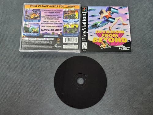 Invasion From Beyond for Sony PlayStation 1 PS1 Complete Great Shape