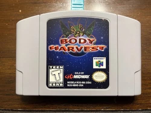 BODY HARVEST N64 Nintendo 64 US SELLER FREE SHIPPING