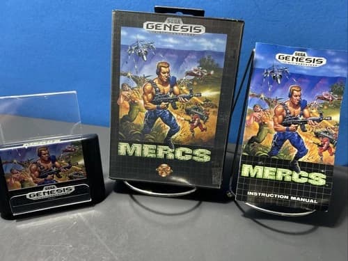 Mercs (Sega Genesis, 1991) complete Tested Authentic