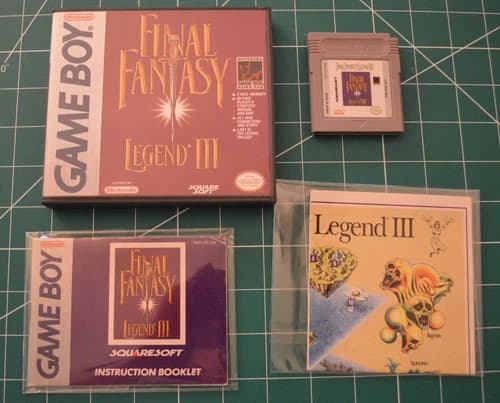 Final Fantasy Legend III 3 (Nintendo Gameboy Game Boy GB) Authentic