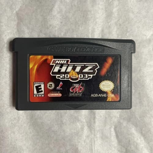 NHL Hitz 2003 Nintendo Game Boy Advance GBA Tested Working
