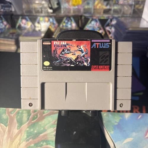 Run Saber (Super Nintendo, SNES, 1993) Cartridge Only. AUTHENTIC.