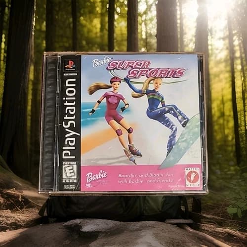 Barbie Super Sports (Sony PlayStation 1, 2000) CIB Tested Works Great