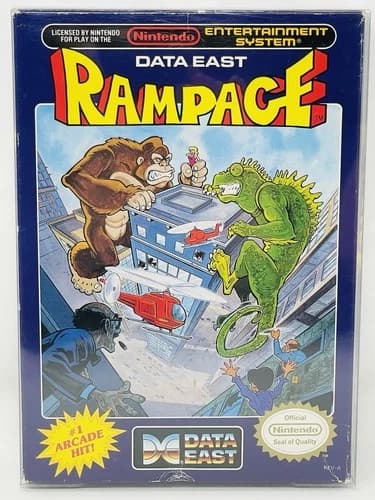Rampage Nintendo Entertainment System NES Video Game Complete in Box