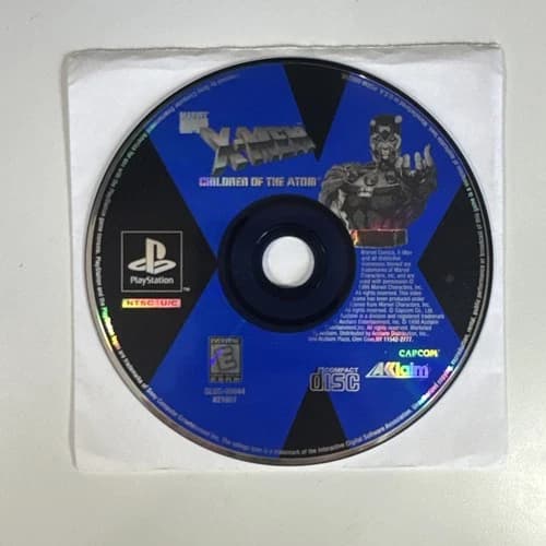 X-Men: Children of the Atom (Sony PlayStation 1, 1998) Disc Only Tested