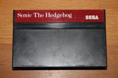 Sega Master System Game Module Sonic The Hedgehog (Tested)
