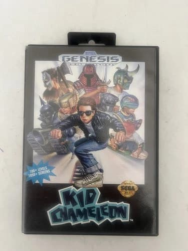 Sega Genesis Kid Chameleon Complete in Box (CIB) Tested Working