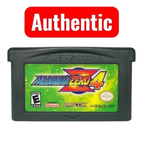 Mega Man Zero 4 (Nintendo Game Boy Advance, 2005) GBA Authentic #B14
