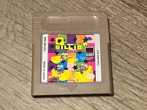 Q-Billion Nintendo Game Boy Cleaned & Tested Authentic