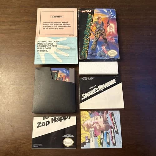 Snake's Revenge (Nintendo NES) Complete - Tested - Authentic