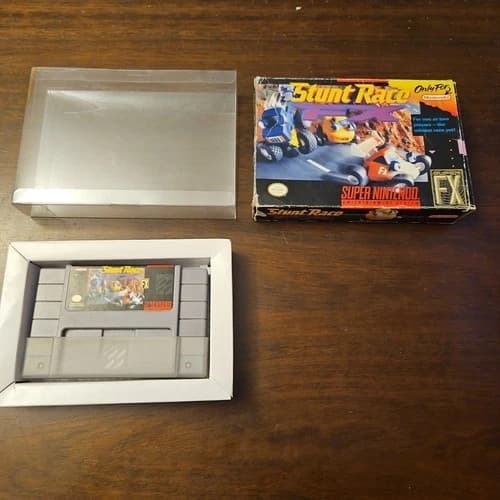 Stunt Race FX (Super Nintendo, SNES) - Tested - Authentic