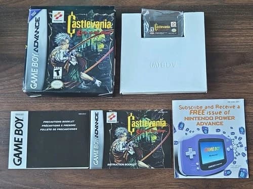 Konami Castlevania: Circle of the Moon Game Boy Advance 2001 CIB w/ Manual