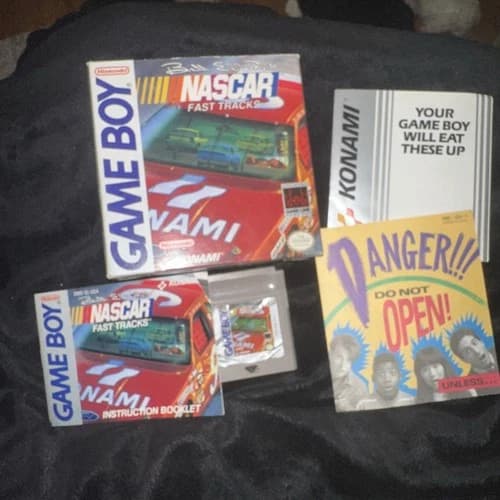 Bill Elliotts NASCAR Fast Tracks (Nintendo Game Boy) CIB Authentic