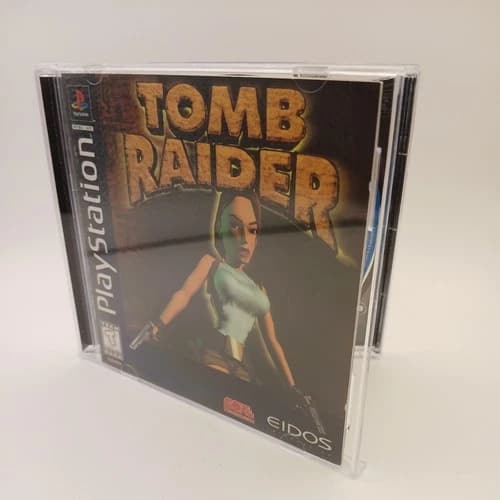 Tomb Raider PS1 (Sony PlayStation 1, 1996) - CIB - Complete Black Label