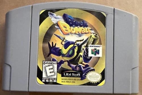 Buck Bumble (Nintendo 64, 1998) N64 Shooter, Game Cartridge - Tested 1DAY SHIP!