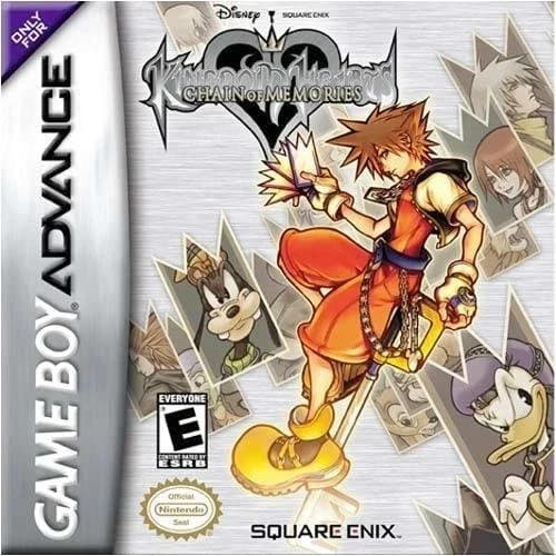 Kingdom Hearts Chain of Memories - GBA - Nintendo Gameboy Advance 2004