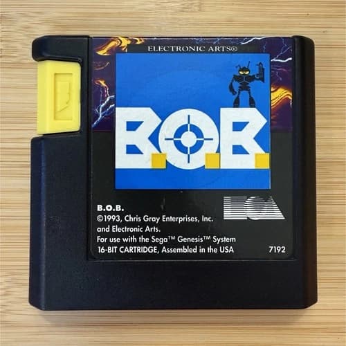 SEGA💥 B.O.B. 💥 Genesis Cart Only Clean Tested Working Bob 💎