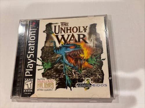 The Unholy War PlayStation 1 PS1 Complete in Box