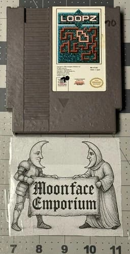 Loopz Nintendo NES tested cart free ship