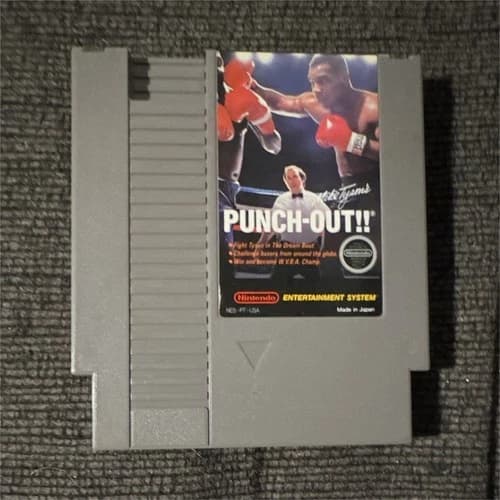 Nintendo Punch-Out!! NES Boxing Sports Game Cartridge NTSC-U/C