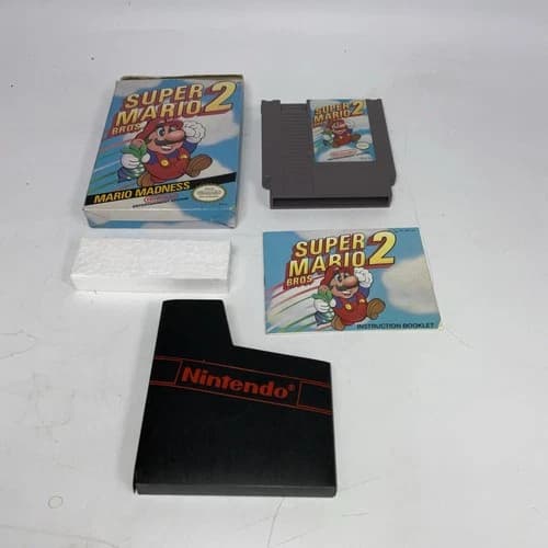 Super Mario Bros 2 (NES, 1988) CIB