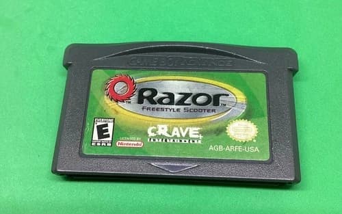 Nintendo Game Boy Advance GBA Razor Freestyle Scooter Tested &Working Crave 2001