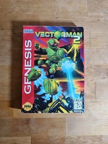 Vectorman 2 Sega Genesis Complete In Box CIB Tested And Authentic
