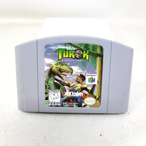 Turok: Dinosaur Hunter (Nintendo 64 N64) Authentic Tested Working