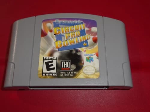 Brunswick Circuit Pro Bowling (Nintendo 64 N64 1999) Authentic YES - BOWLING!