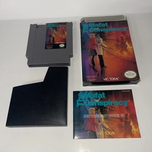 Nintendo NES Game The Mafat Conspiracy CIB Complete In Box