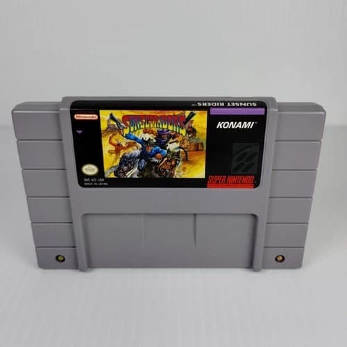 Sunset Riders (Super Nintendo SNES) Cart Only - Tested - Free Shipping