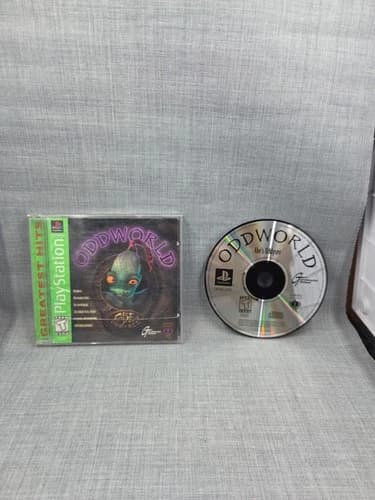 Oddworld Abe's Oddysee Sony PlayStation 1 PS1 1997 Tested Working