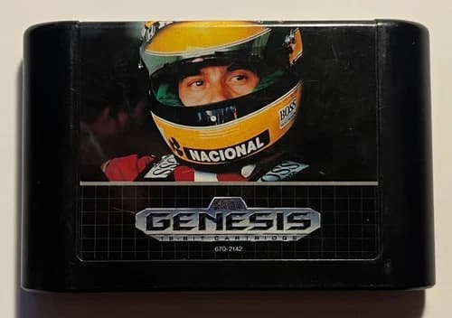 SEGA GENESIS - AYRTON SENNA'S SUPER MONACO GP II (1992) - Game Cartridge ONLY