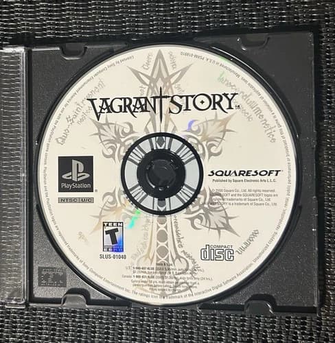 Vagrant Story (Sony Playstation 1, 2000) PS1 RPG Disc Only - Very Good - Tested