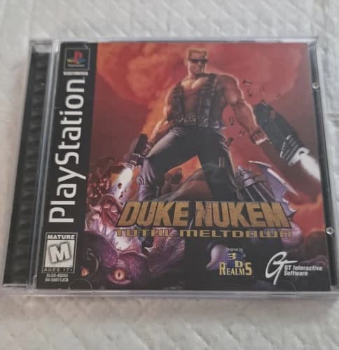 Duke Nukem Total Meltdown Sony PlayStation 1 PS1 Complete Tested