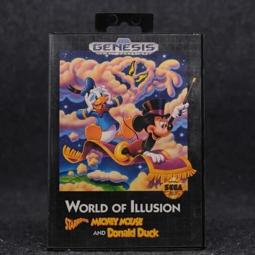 World Of Illusion (Genesis) CIB - Authentic Great Condition