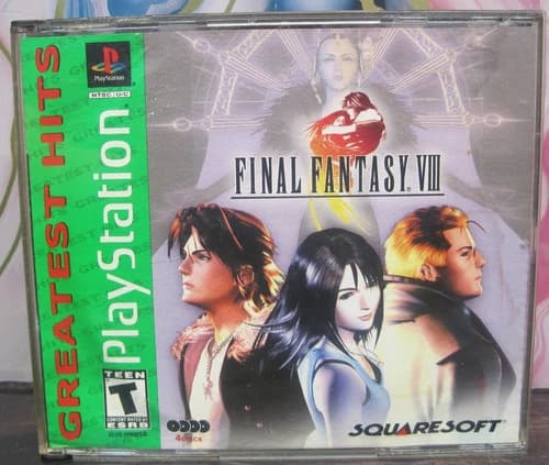 Final Fantasy VIII Greatest Hits (Sony Playstation 1 PS1, 1997) Squaresoft