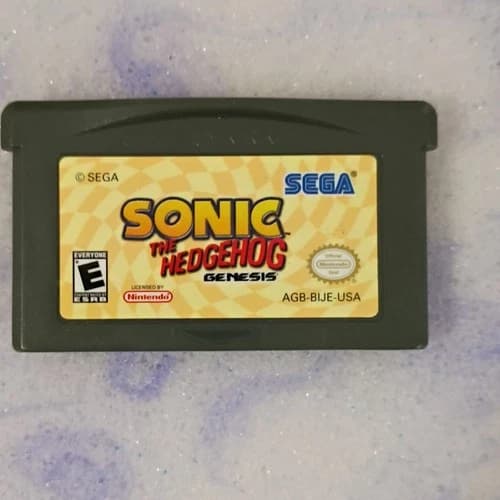 SEGA Sonic the Hedgehog: Genesis Nintendo Game Boy Advance Game NTSC-U/C E