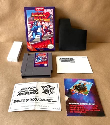 Mega Man 2 II Nintendo Entertainment System NES 1989 Capcom CIB
