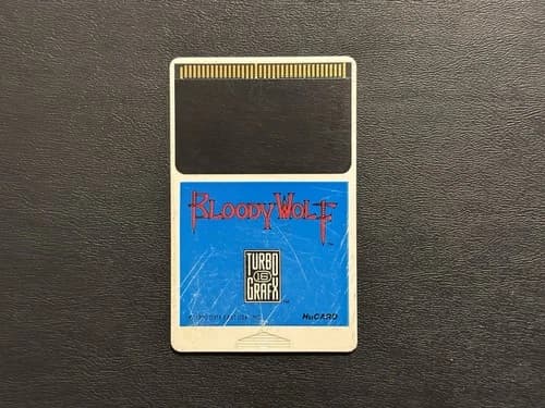 Bloody Wolf (TurboGrafx-16) HuCard Only Cartridge Authentic Tested & Works! TG16