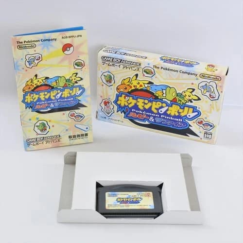 POKEMON PINBALL Ruby Sapphire Gameboy Advance Nintendo d120 gba